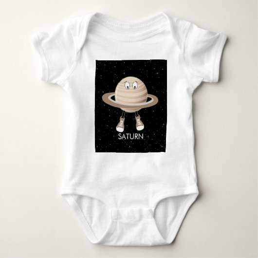 Planet Saturn & Stars Romper (Voorkant)