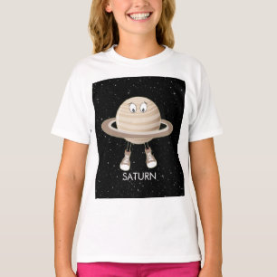 Planet Saturn & Stars T-shirt