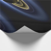 Planet Saturn voor de zon Cadeaupapier (Hoek)