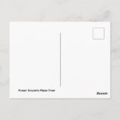 Planet Saturn's Moon Titan Briefkaart (Achterkant)