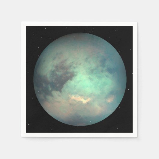 Planet Saturn's Moon Titan Servet (Voorkant)