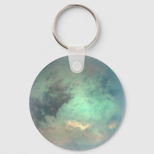 Planet Saturn's Moon Titan Sleutelhanger