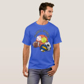 PLANET SPORTSshirt retro T-shirt (Voorkant volledig)