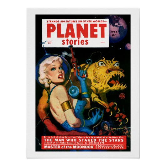 Planet Stories (juli 1952) Perfect Poster (Voorkant)