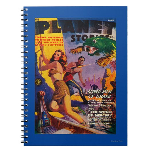 Planet Stories Magazine Cover 5 Notitieboek (Voorkant)