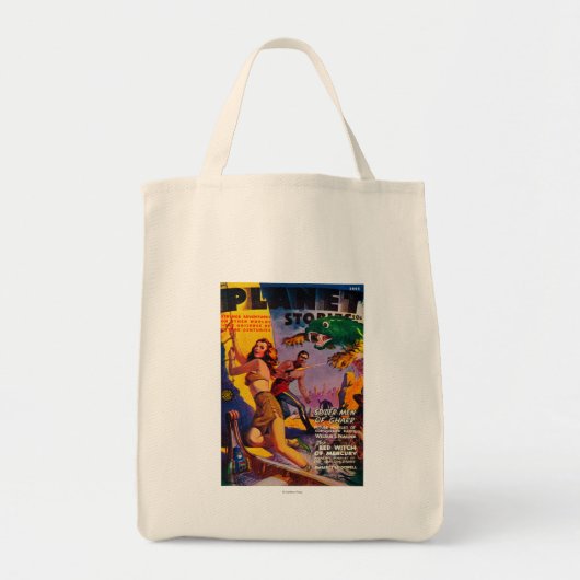 Planet Stories Magazine Cover 5 Tote Bag (Voorkant)