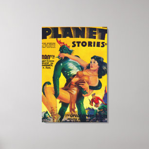 Planet Stories Magazine Hoesje 6 Canvas Afdruk