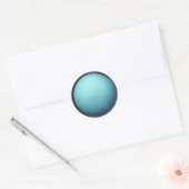 Planet Uranus Classic Round Sticker (Envelop)