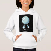 Planet Uranus en sterren (Voorkant)