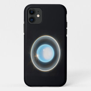 Planet Uranus met Afbeelding van Rings JWST iPhone 11 Hoesje