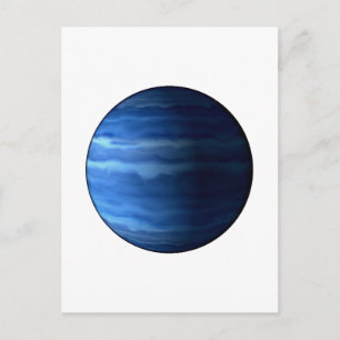 PLANET URANUS v2 (zonnestelsel) ~~ Briefkaart