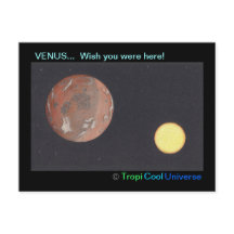 Planet VENUS briefkaart