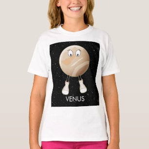 Planet Venus en sterren T-shirt