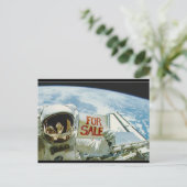 Planet voor verkooppostkaarten briefkaart (Staand voorkant)