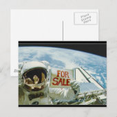 Planet voor verkooppostkaarten briefkaart (Voorkant / Achterkant)