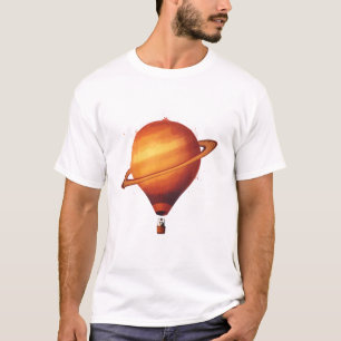 "Planet Voyage" T-shirt graphique montgolfière Sat