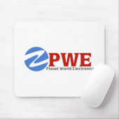 Planet World Electronics White Muismat (Met muis)