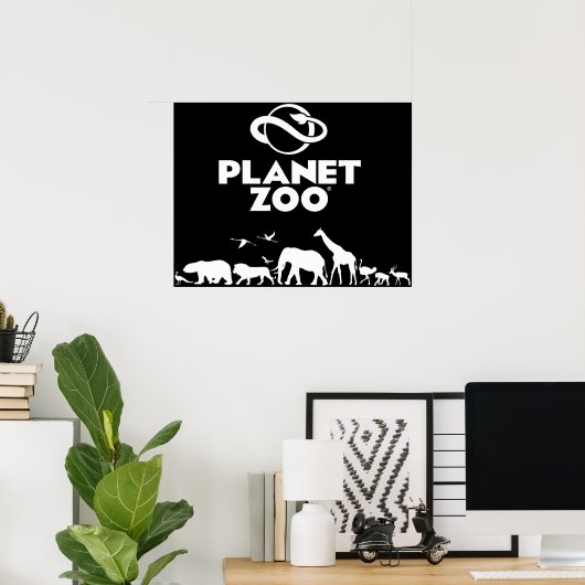 Planet Zoo Poster (Thuiskantoor)