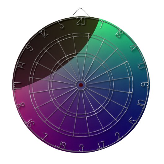 Planetaire Aurora Dart Board Dartbord (Voorkant)