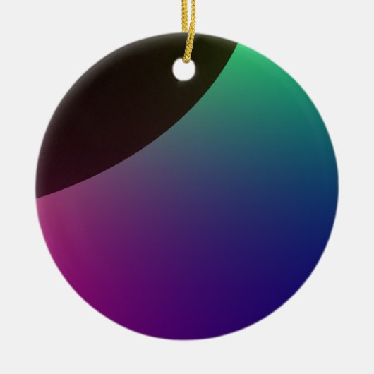 Planetaire Aurora-Ornament Keramisch Ornament (Voorkant)