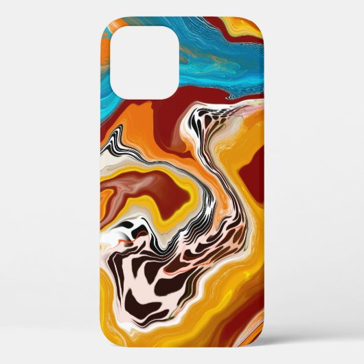 Planetaire Blisetzige Fluid Digital Art Case-Mate iPhone Case (Achterkant)