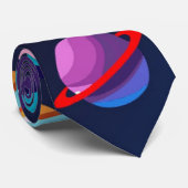 Planetaire Bullseye - Stropdas (Opgerold)