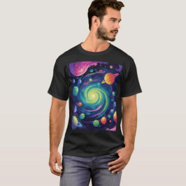 Planetaire Draaiing T-shirt