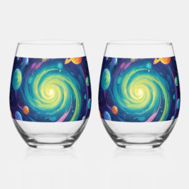 Planetaire Draaiing Wijnglas Zonder Voet