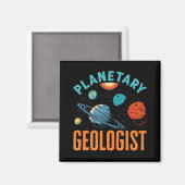 planetaire geologie magneet (Voorkant / Achterkant)