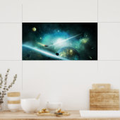 Planetaire Oorlog Poster (Keuken)