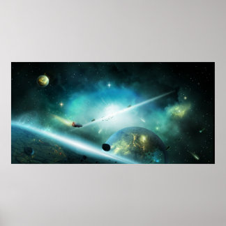 Planetaire Oorlog Poster