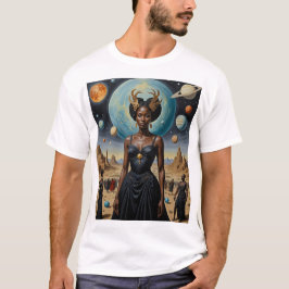 Planetaire Queen Cosmic Royalty-Shirt T-shirt