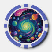 Planetaire Spin Poker Chip (Voorkant)