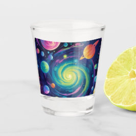 Planetaire Spin Shot Glass Glas