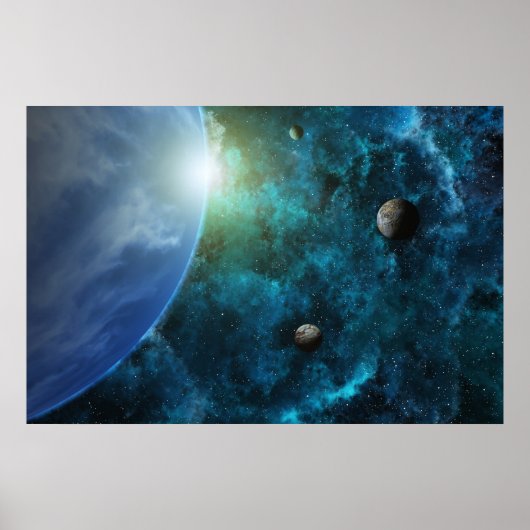 Planetaire systemen poster (Voorkant)