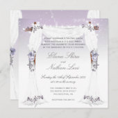 Planétarium Chuppah Faire-part de mariage (Devant / Derrière)