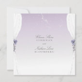 Planétarium Chuppah Faire-part de mariage (Dos)