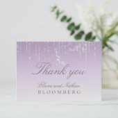 Planetarium Chuppah Wedding RSVP Kaart (Staand voorkant)