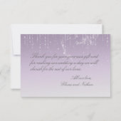 Planetarium Chuppah Wedding RSVP Kaart (Achterkant)