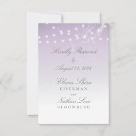 Planetarium Chuppah Wedding RSVP Kaart