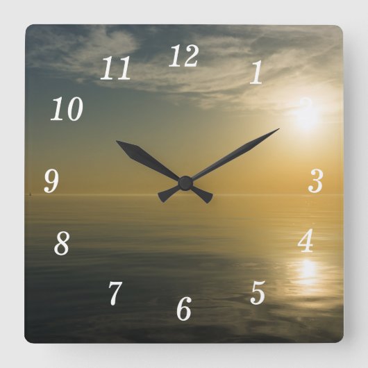 Planétarium Sunrise Wall Horloge (Recto)