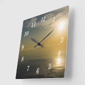 Planétarium Sunrise Wall Horloge (Angle)