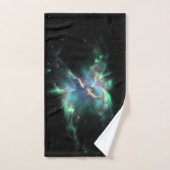 Planetary Nebula Mint Green Periwinkle (Serviette à main)