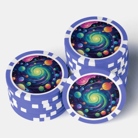 Planetary Spin Poker Chip (Opstapeling)