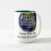 Planète B Mug de sensibilisation De l'environnemen (Devant droit)