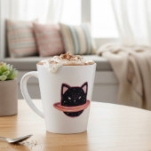 Planète chat latte Mug