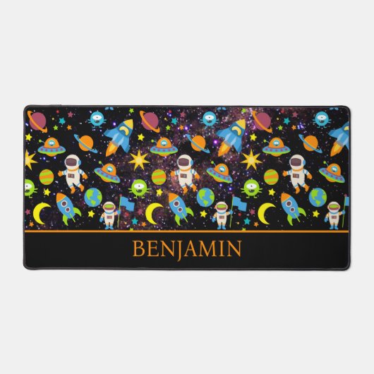 Planète de fusée spatiale Noire (Recto)