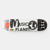 PLANÈTE DE MUSIQUE SKATEBOARD JMT USA Skateboard (Horz)