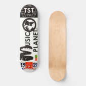 PLANÈTE DE MUSIQUE SKATEBOARD JMT USA Skateboard (Recto)