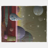 Planète Des Formes Grosse Couverture En Toison (Devant (Horizontal))